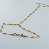21k Gold GLOVE Modern Bead 2.55 grams | 205534