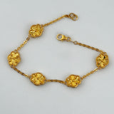 21k Gold Motif Bracelet 9.02 grams | 205544