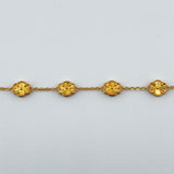 21k Gold Motif Bracelet 9.02 grams | 205544
