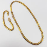 MONACO 21k Gold Set Necklace & Bracelet 36.81 grams | 205555