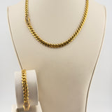 MONACO 21k Gold Set Necklace & Bracelet 36.81 grams | 205555