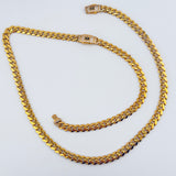 MONACO 21k Gold Set Necklace & Bracelet 36.81 grams | 205555