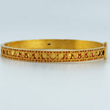Single 21k Gold Cuff Mediterranean Design sz Large | 205560