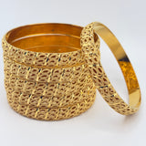 21k Gold Bangles sz LARGE 113.67 grams | 205568