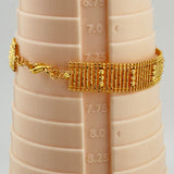 21k Gold Hand rolled link Bracelet 8.93 grams | 205574
