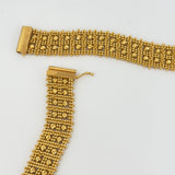 21k Gold Luxury Woven Set 142.05 grams | 205575