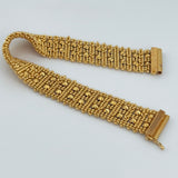 21k Gold Luxury Woven Set 142.05 grams | 205575