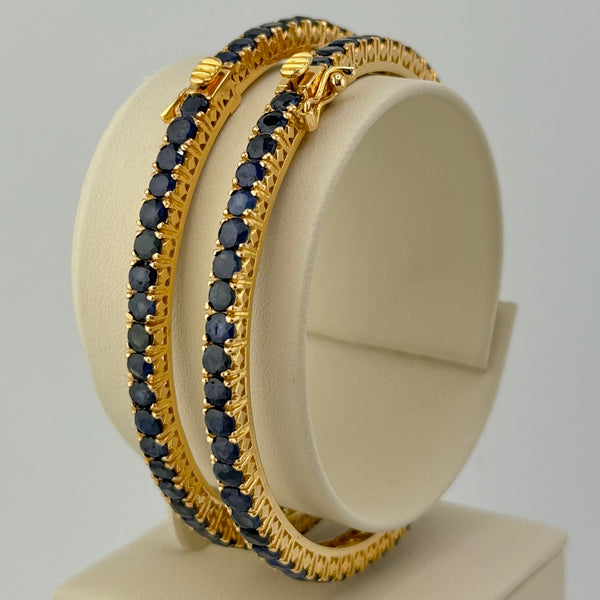 Pair of Sapphire Cuffs