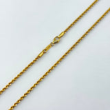 21k Gold Rope Chain 5.14 grams | 199877