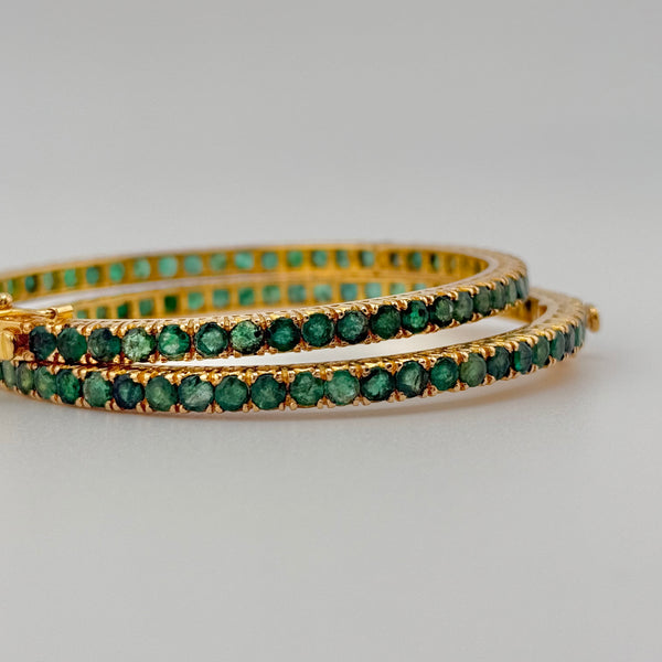 Pair of Emerald Cuffs