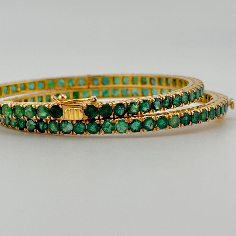 Pair of Emerald Cuffs