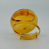 21K Gold Intricate Statement Ring – 3.56 Grams | 205666