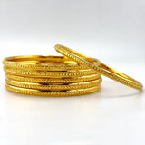 21K Gold Bangle Set sz Large 39.17 Grams | 205667