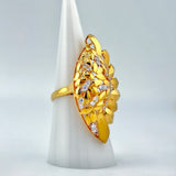 21K Gold Luxury Leaf Statement Ring – 8.38 Grams | 205671