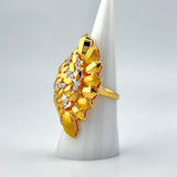 21K Gold Luxury Leaf Statement Ring – 8.38 Grams | 205671