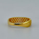 21K Gold Modern Textured Band Ring – 2.54 Grams | 205672