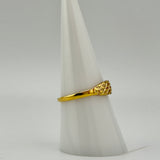 21K Gold Textured Band Ring – 1.01 Grams | 205675