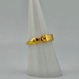 21K Gold Detailed Modern Band Ring – 2.83 Grams | 205678