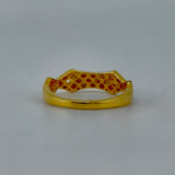21K Gold Detailed Modern Band Ring – 2.83 Grams | 205678