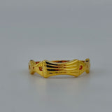 21K Gold Detailed Modern Band Ring – 2.83 Grams | 205678