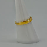 21K Gold Modern Engraved Band Ring – 1.86 Grams | 205679