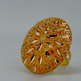 21K Gold Large Oval Statement Ring – 7.63 Grams | 205680