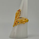 21K Gold Traditional Floral Statement Ring – 2.54 Grams | 205681