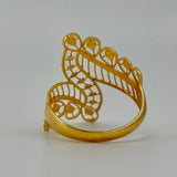 21K Gold Traditional Floral Statement Ring – 2.54 Grams | 205681