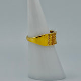 21K Gold Wide Textured Band Ring – 4.20 Grams | 205683