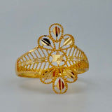 21K Gold Floral Filigree Ring – 1.9 Grams | 205684
