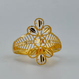 21K Gold Floral Filigree Ring – 1.9 Grams | 205684
