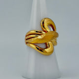 21K Gold Sculptural Swirl Ring – 6.66 Grams | 205685