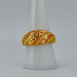 21K Gold Ornate Band Ring – 3.32 Grams | 205686
