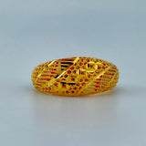 21K Gold Ornate Band Ring – 3.32 Grams | 205686