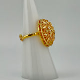 21K Gold Traditional Oval Ring – 3.95 Grams | 205687