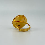21K Gold Traditional Oval Ring – 3.95 Grams | 205687