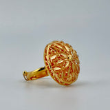 21K Gold Traditional Oval Ring – 3.95 Grams | 205687