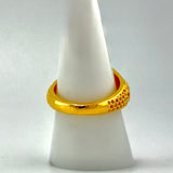21K Gold Heart Filigree Band Ring – 2.77 Grams | 205690