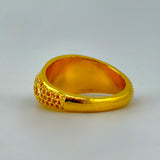 21K Gold Heart Filigree Band Ring – 2.77 Grams | 205690