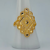 21K Gold Ornate Teardrop Ring – 2.17 Grams | 205693