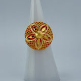 21K Gold Traditional Round Filigree Ring – 3.59 Grams | 205694