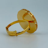 21K Gold Traditional Round Filigree Ring – 3.59 Grams | 205694