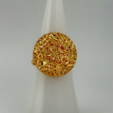21K Gold Traditional Round Statement Ring – 3.3 Grams | 205697