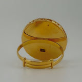 21K Gold Traditional Round Statement Ring – 3.3 Grams | 205697