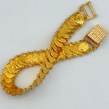 21k Gold Lira Stacker Coin Bracelet 14.41 grams | 205705