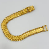21k Gold Rashadi Stacker Coin Bracelet 14.34 grams | 205703