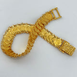 21k Gold Rashadi Stacker Coin Bracelet 14.34 grams | 205703