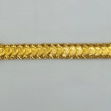 21k Gold Rashadi Stacker Coin Bracelet 14.34 grams | 205703