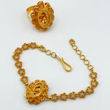 21k Gold Luxury Full Set 96.69 grams | 205712