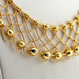 Luxury High Karat Gold Beaded Jewelry Set 48.03 grams | 200664